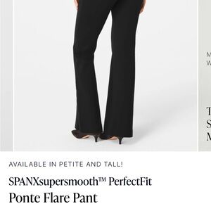 SPANX Navy Flare Boot Cut Pants/like new